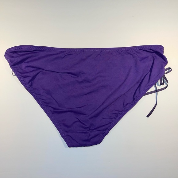 Malia Mills “It’s a Cinch” Purple Bikini Bottom Size 10 - Picture 6 of 8
